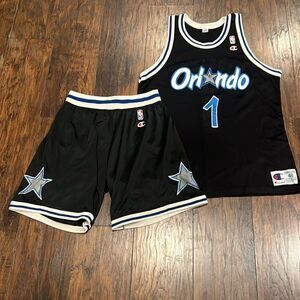 RARE! Vintage, Champion Penny Hardaway Jersey (size 48) and Shorts (size 36-38)